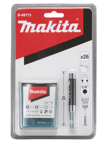 Ensembles guide de vissage opaque avec 25 embouts de vissage Makita