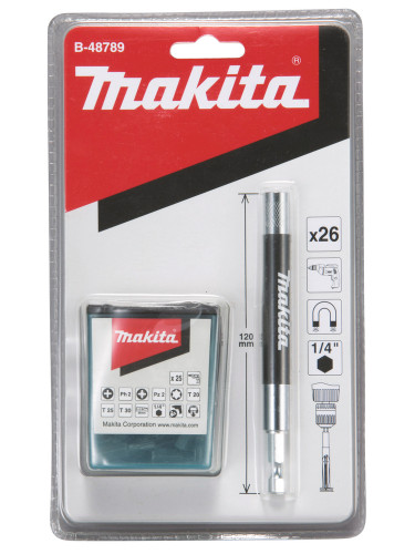 Ensembles guide de vissage opaque avec 25 embouts de vissage Makita