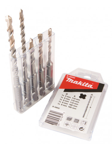 Coffret 5 Forets SDS-Plus 2 taillants V-Plus Makita