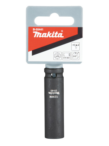 Prise d'impact, 1/2 ", 19 x 81, 5 mm Makita