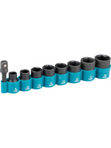 Jeu d’adaptateurs de douilles 3/8" Makita