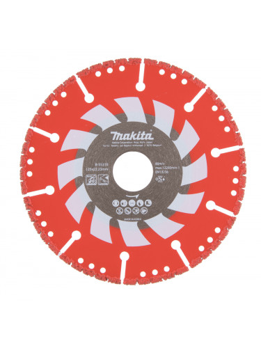 Disques diamant brasé multi-matériaux pour pompiers, sauveteurs... Makita