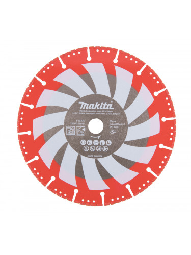 Disques diamant brasé multi-matériaux pour pompiers, sauveteurs... Makita
