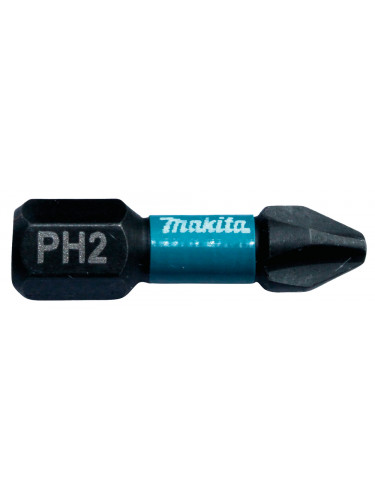 Embouts Impact Black 25 mm PHILLIPS (PH), Hexa 1/4'' Makita