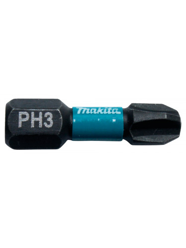 Embouts Impact Black 25 mm PHILLIPS (PH), Hexa 1/4'' Makita