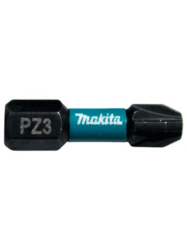 Embouts Impact Black 25 mm POZIDRIV (PZ), Hexa 1/4'' Makita