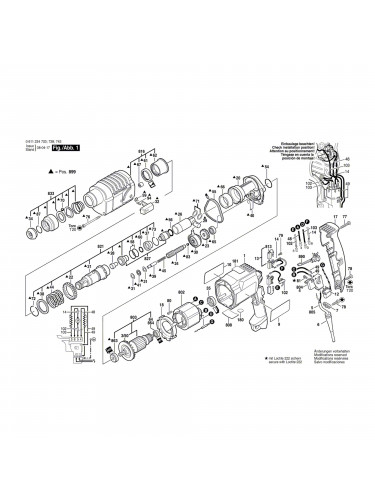 Vue éclatée Bosch GBH2-20SRE 0611234763 #01