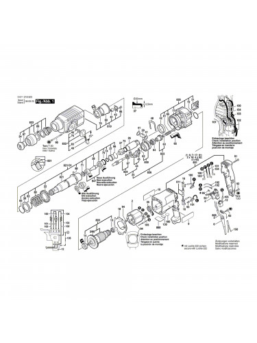 Vue éclatée Bosch GBH2-24DSR 0611218503 #01