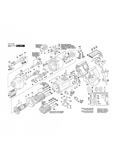 Vue éclatée Bosch GBM16-2RE 0601120503 #01