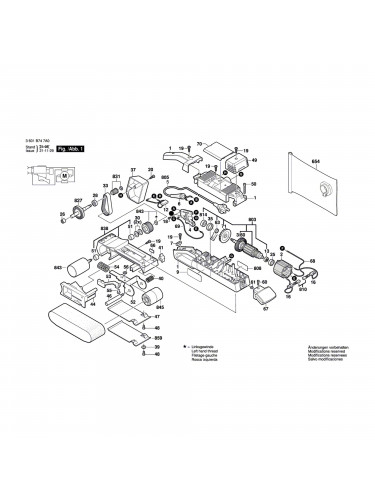 Vue éclatée Bosch GBS75AE 3601B747A0 #01