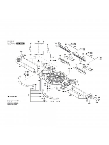 Vue éclatée Bosch GCM12GDL 3601M23601 #01