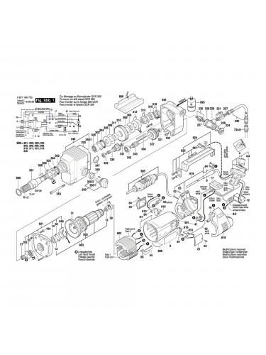 Vue éclatée Bosch GDB2200WE 060118A703 #01