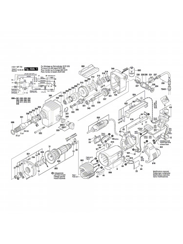 Vue éclatée Bosch GDB2500WE 060118P703 #01