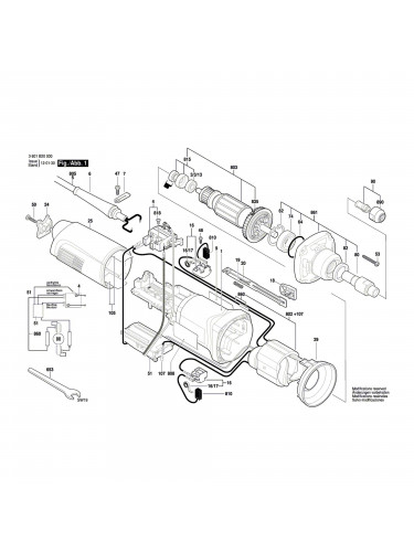 Vue éclatée Bosch GGS28C 3601B20000 #01