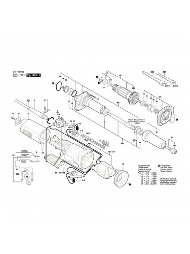 Vue éclatée Bosch GGS8CE 3601B22100 #01