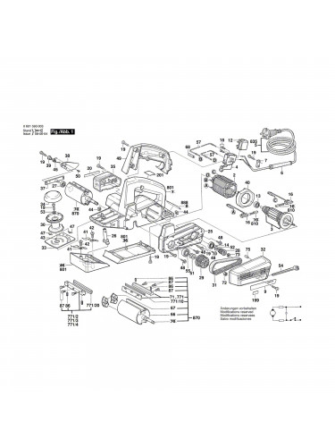 Vue éclatée Bosch GHO31-82 0601593003 #01