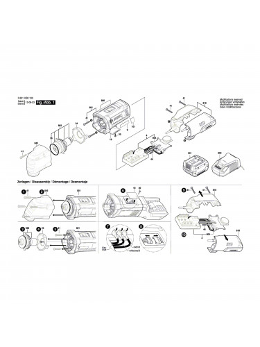 Vue éclatée Bosch GOP14,4VEC 3601HB0100 #01