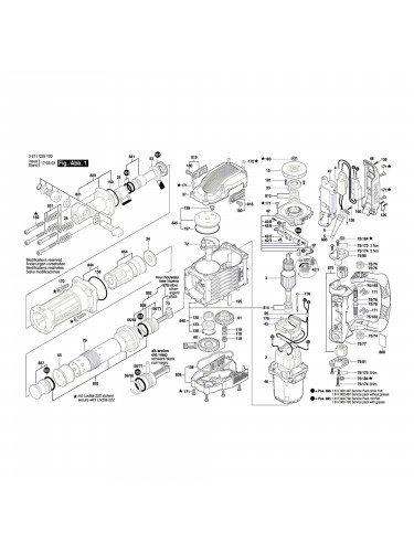 Vue éclatée Bosch GSH16-30 3611C35100 #01