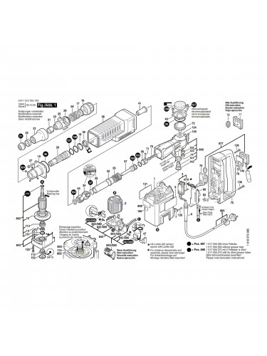 Vue éclatée Bosch GSH5CE 0611313703 #01