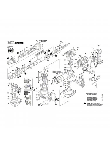 Vue éclatée Bosch GSH5E 0611318703 #01