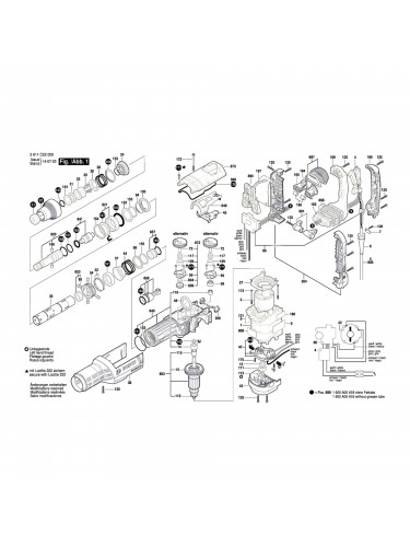 Vue éclatée Bosch GSH7VC 3611C22000 #01