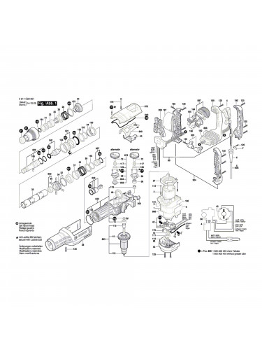 Vue éclatée Bosch GSH7VC 3611C22001 #01