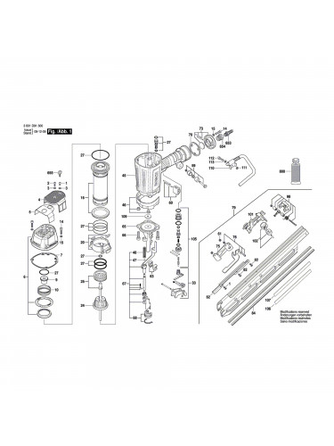 Vue éclatée Bosch GSN90-34-DK 3601D91300 #01