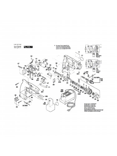 Vue éclatée Bosch GSR12VES 0601921580 #01