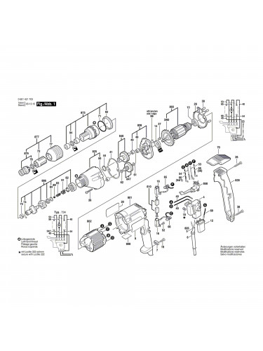 Vue éclatée Bosch GSR6-25TE 0601421703 #01