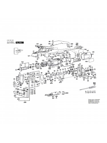 Vue éclatée Bosch GST60PB 0601581203 #01