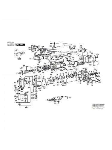 Vue éclatée Bosch GST80PBE 0601581803 #01