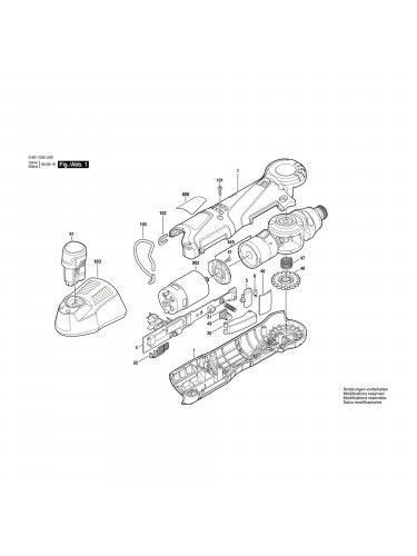 Vue éclatée Bosch GWI10,8V-LI 3601C60U00 #01