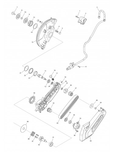 Vue éclatée Makita CE003G#01