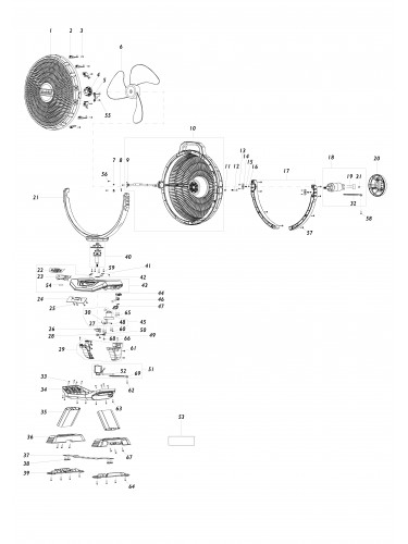 Vue éclatée Makita CF002G#01