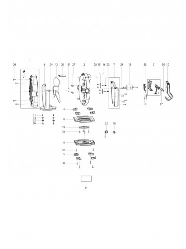 Vue éclatée Makita CF100D#01