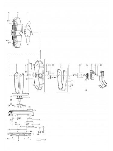 Vue éclatée Makita CF101D#01