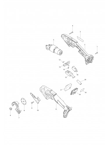 Vue éclatée Makita CP100D#01