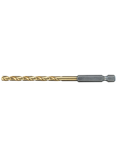 Forets à métaux HSS-TiN (éco), emmanchement hexa 1/4'' Makita
