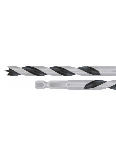 Mèches à bois double spirale, emmanchement hexa 1/4'' Makita