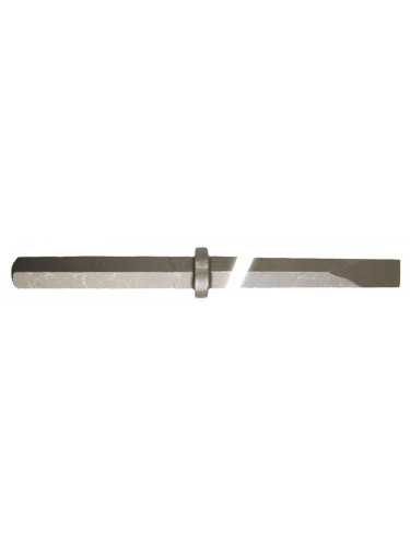 Burin plat Hexagonal 28 mm à collerette Makita