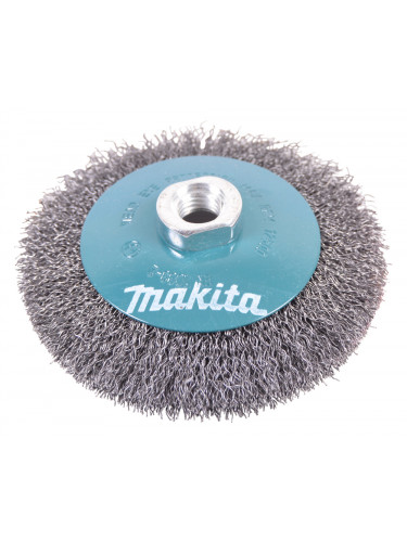 Brosse conique à fils acier ondulés Makita