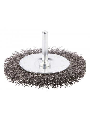 Brosse circulaire à fils acier ondulés pour perceuses Makita