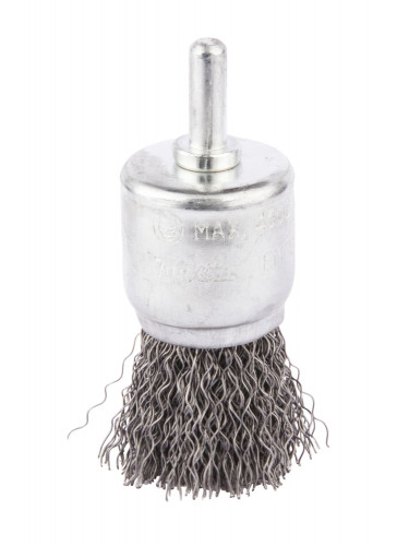 Brosse pinceau à fils acier ondulés pour perceuses Makita