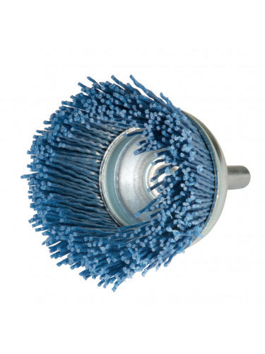 Brosse boisseau à fils nylon pour perceuses Makita