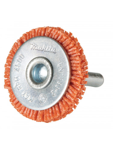 Brosse circulaire à fils nylon de finition pour perceuses Makita
