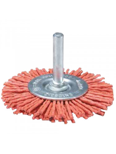Brosse circulaire à fils nylon de finition pour perceuses Makita