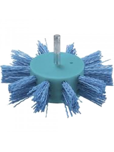 Brosse éventail à fils nylon pour perceuses Makita