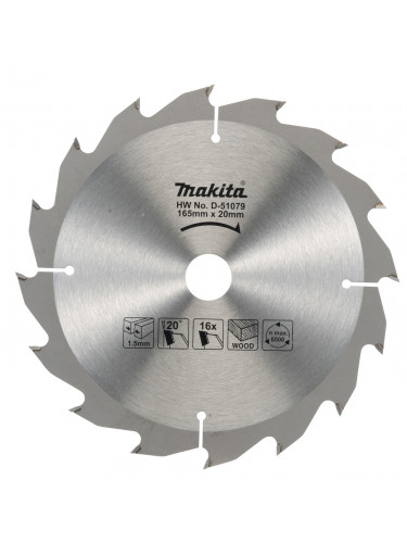 Lames carbure bois standard, pour scies circulaires Makita