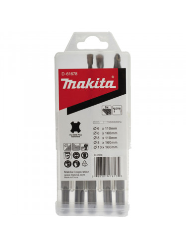 Coffret de 5 Forets SDS-Plus 2 taillants (Gamme économique) Makita