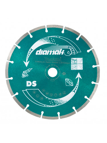 Disque diamanté Diamak 230 x 22,23 mm Makita
